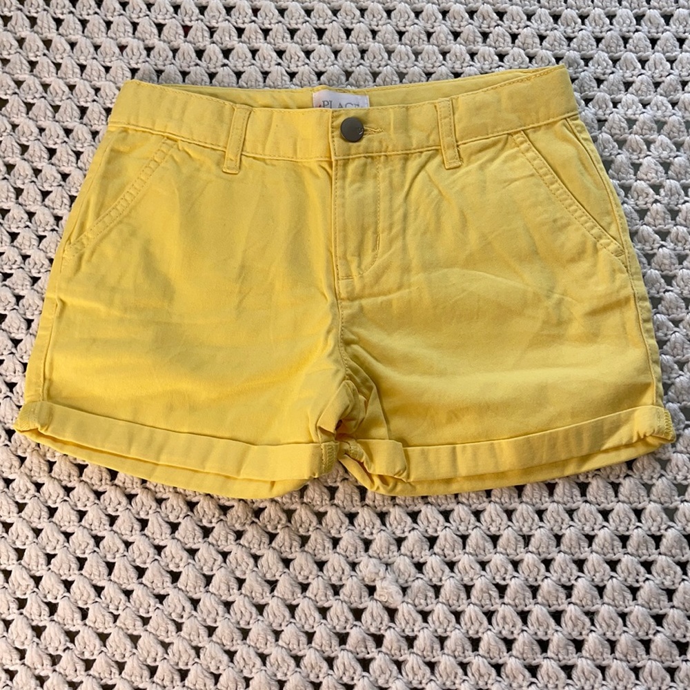 Children place girl shorts